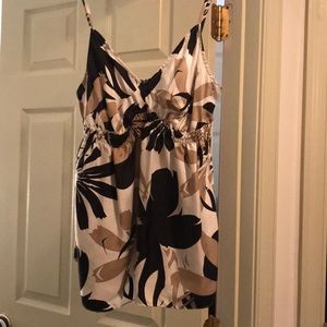 Limited floral silky tank